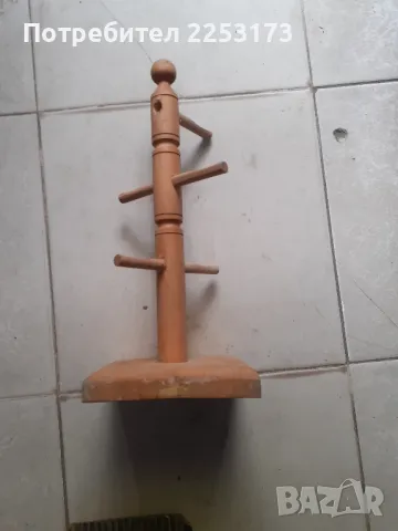 Дървена стойка за чаши, снимка 1