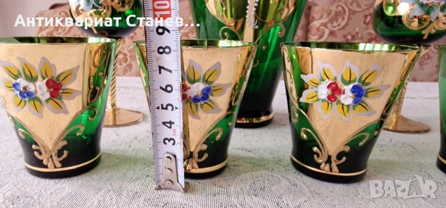 Комплект Bohemia Гарафа + 6 чаши, снимка 7 - Чаши - 51882752