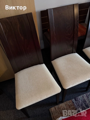 Трапезна маса със столове-масив, снимка 6 - Маси - 39780962