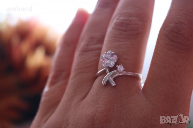 Уникален сребърен пръстен модел R088, снимка 2 - Пръстени - 27475730