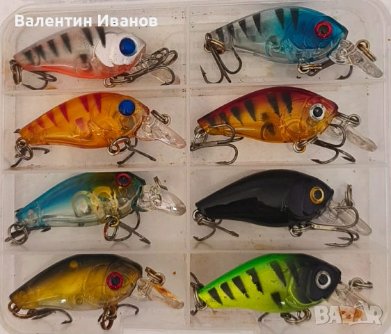Воблери за  пъстърва, костур, кефал ,реплики на - CC38 ,Strike Pro Baby.Zip Baits Rigge 35F и др, снимка 7 - Стръв и захранки - 54133509