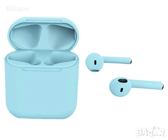 Безжични слушалки Inpods i12 TWS с цветен дизайн и управление чрез докосване, снимка 4 - Други стоки за дома - 52889197