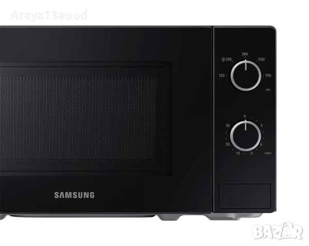 Микровълнова фурна Samsung MW3000AM, 700W, 20L, 5 нива на мощност, функция размразяване, черна, снимка 5 - Микровълнови - 53887667