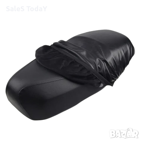 Водоустойчив калъф за седалка на мотор и скутер, черен, предпазна калъфка за седалка , снимка 2 - Аксесоари и консумативи - 44687389