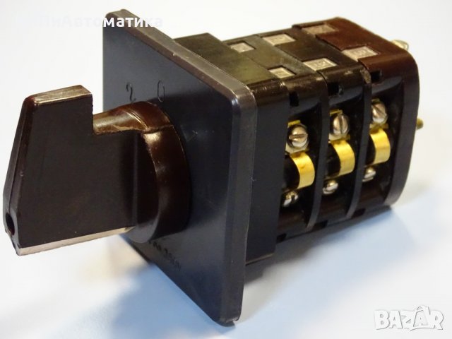 пакетен превключвател  ПГП-10-20 10А 380V 3-секционен, снимка 2 - Резервни части за машини - 40196329