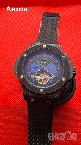 Мъжки часовник Hublot с автоматичен механизъм, снимка 9 - Мъжки - 51145473