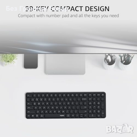 Нова Ултратънка алуминиева клавиатура за лаптоп таблет телефон работа