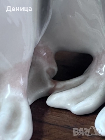 Порцеланова фигурка „Трио пингвини“ от Копенхаген.  , снимка 11 - Фигурки - 51611256