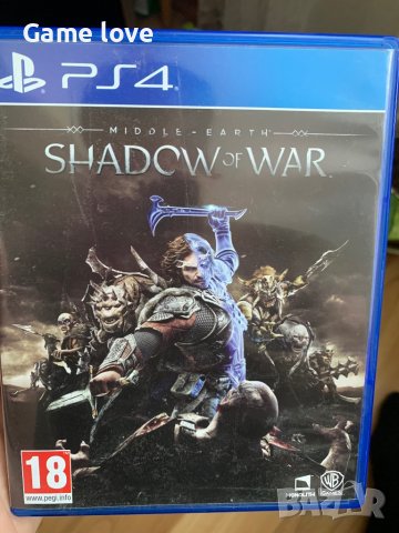 Middle earth shadow of war ps4 PlayStation 4, снимка 1 - Игри за PlayStation - 37552507