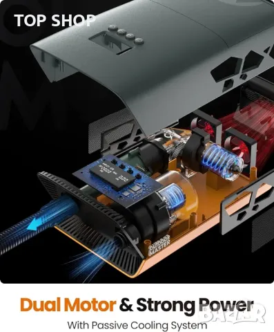 OutdoorMaster 20PSI SUP въздушна помпа с високо налягане The Cachalot - Интелигентно надуване, снимка 6 - Друга електроника - 48748610