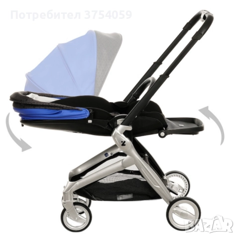 Бебешка количка 3 в 1, Zizito Harmony Lux, снимка 14 - Детски колички - 52393592