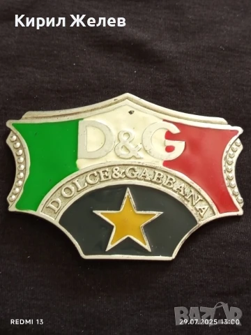 ФЕШЪН КАТАРАМА за КОЛАН с Лого DOLCE & GABBANA ЛУКСОЗНА 40722, снимка 6 - Колани - 51178222