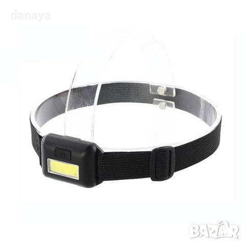 6285 Мини фенер за глава Челник COB LED 10W с еластична лента, снимка 5 - Къмпинг осветление - 52712786
