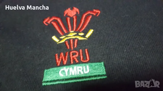 Vintage Reebok WRU Cymru Wales Black Cotton Long Sleeve Rugby, снимка 11 - Спортни дрехи, екипи - 49336468