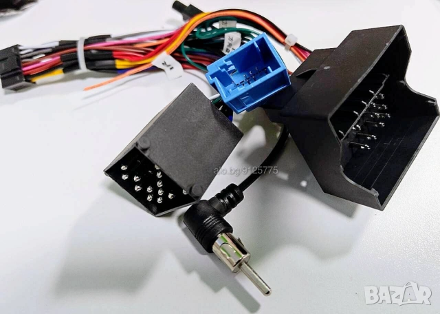 BMW букса, BMW E46, E39, E53, X5,ISO, кабел за мултимедия, преходник аудио плеър, за кола, автомобил