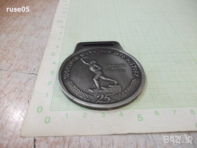 Медал "25.Alberto BERLIN-MARATHON 20.9.1998", снимка 3 - Други ценни предмети - 38256621