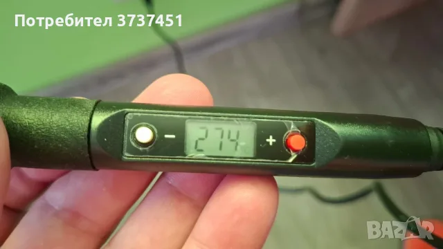 Поялник с терморегулатор, снимка 2 - Поялници и запояване - 55786214