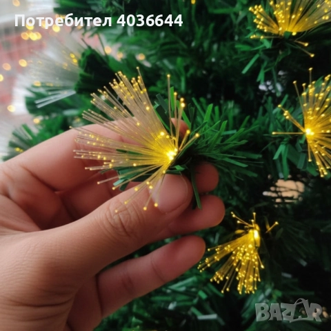 Коледна елха с вградени светлини - магията на Коледа - 150см, снимка 2 - Декорация за дома - 52469688