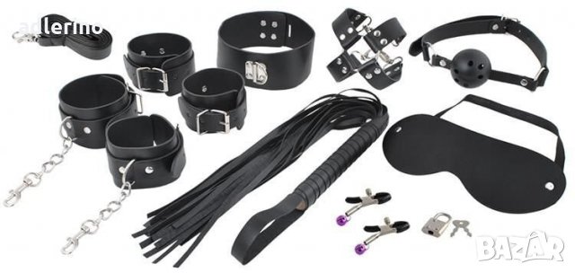 Комплект еротични аксесоари, бондидж комплект, забавление за възрастни, игра за възрастни, забавлени, снимка 2 - Други игри - 34389647