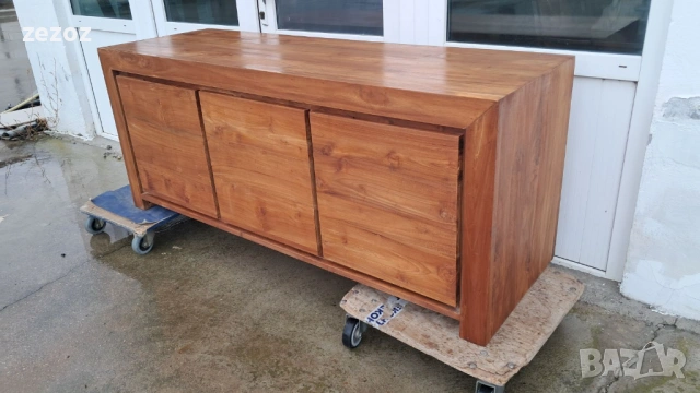 Шкаф масив тик №20, снимка 2 - Шкафове - 53368974