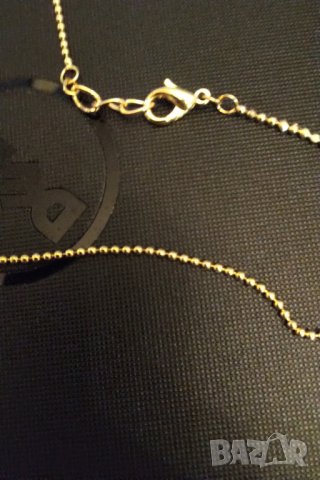 Позлатено сребърно колие със сваровски кристалразпродажба , снимка 6 - Колиета, медальони, синджири - 31437683