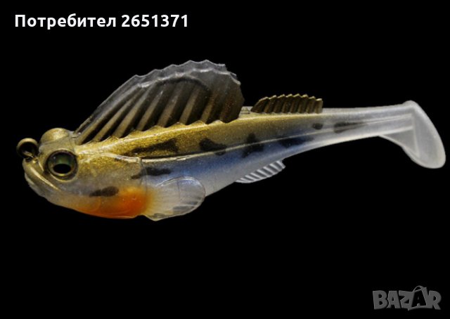 Силиконова примамка с кука, попче - 4 лв., снимка 3 - Стръв и захранки - 34533515