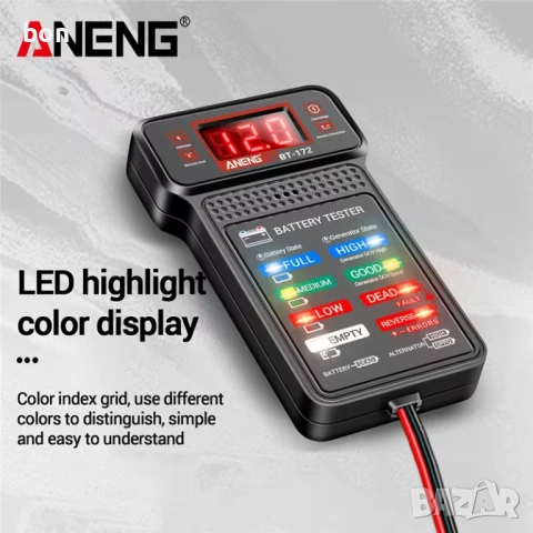 Тестер за акумулатори ANENG, снимка 4 - Аксесоари и консумативи - 53883395