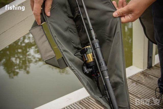 Промо Solar Undercover Green Single Rod Sleeve 12ft единичен калъф, снимка 2 - Екипировка - 39915303