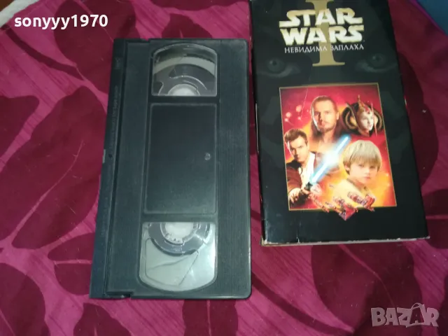 STAR WARS I-НЕВИДИМА ЗАПЛАХА-VHS VIDEO ORIGINAL TAPE 2012241833, снимка 4 - Други жанрове - 48418317
