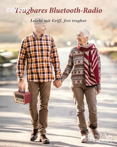 PRUNUS J-170 Bluetooth радио Retro AM/FM/SW, малко радио Nostalgia, снимка 4 - Радиокасетофони, транзистори - 49244455