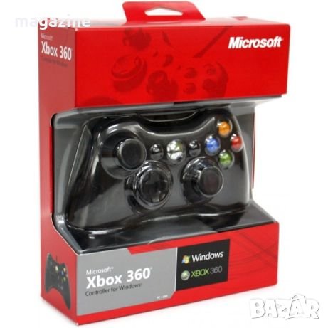Джойстик Xbox 360 , USB, Черен, снимка 1 - Xbox конзоли - 29351669