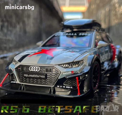 Метални колички: Audi RS6 Avant Gumball 3000 , снимка 12 - Колекции - 40651559