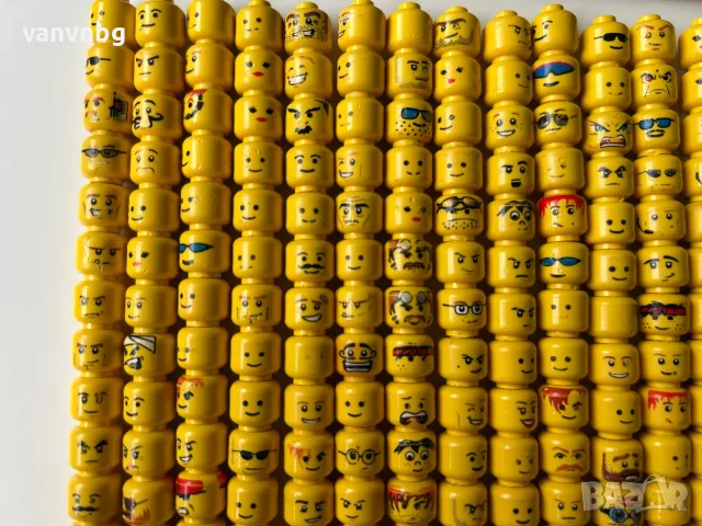 Lego Minifigures глави на фигурки, снимка 2 - Конструктори - 55835295
