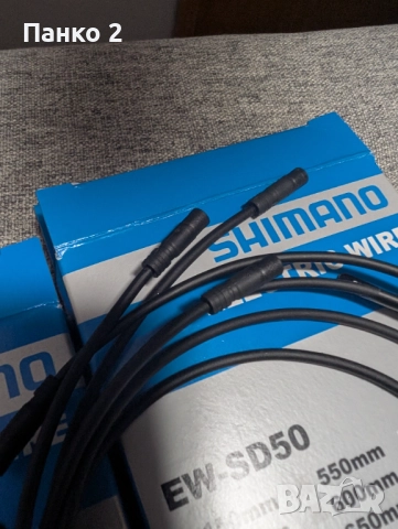 4 броя Shimano Di2 SD50 кабели + Свързваща кутия SM-JC41, снимка 7 - Части за велосипеди - 52236703