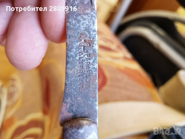 Стар френски боцмански нож, снимка 5 - Антикварни и старинни предмети - 54131661