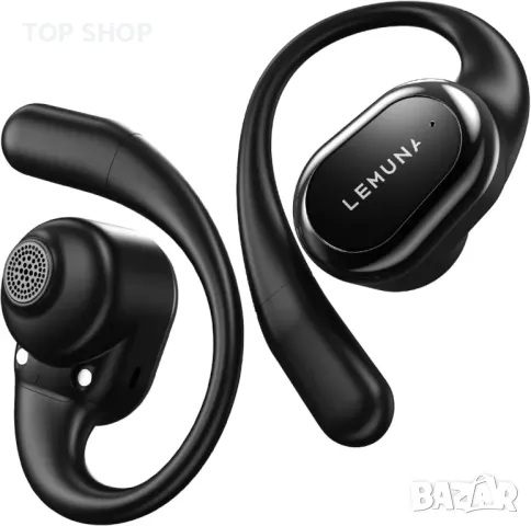 Слушалки LeMuna Open Ear Bluetooth 5.4, безжични слушалки с куки за уши, сензорно управление