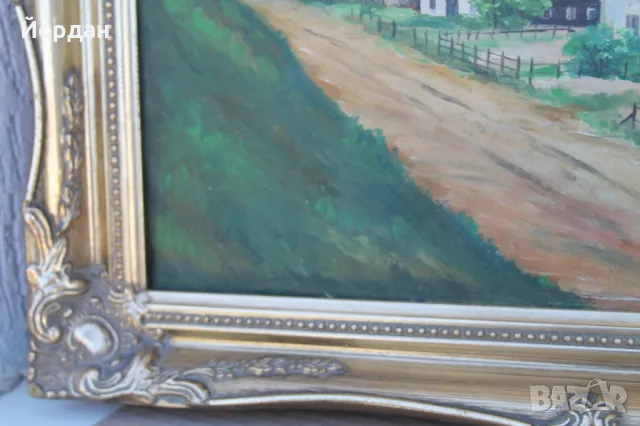 Стара Европейска картина, снимка 5 - Картини - 50099476