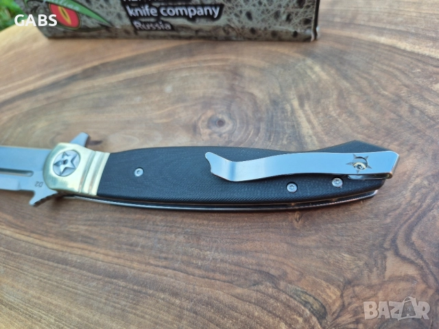 Руски сгъваем нож REPTILIAN NKVD-01-2, снимка 8 - Ножове - 51666954