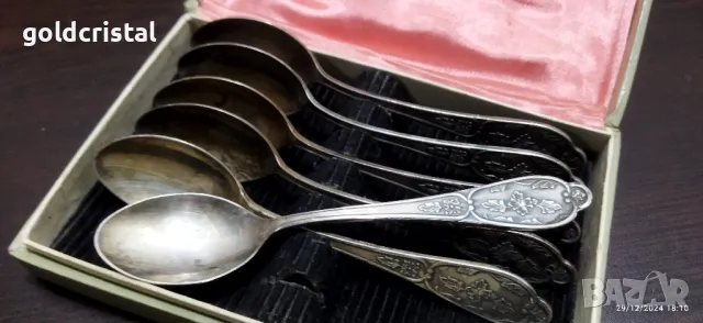 стари руски прибори лъжички за чай кафе мнц
