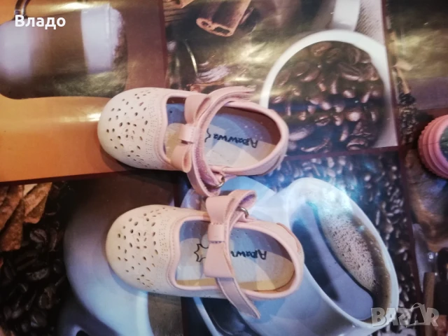 Бебешки обувки за момиче 20 номер +ПОДАРЪК , снимка 2 - Бебешки обувки - 50922703