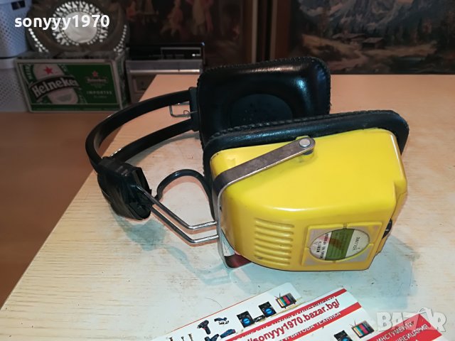 MONITA HP 9000AF AM/FM СЛУШАЛКИ С РАДИО-РЕТРО АНТИКИ 2712221330, снимка 3 - Слушалки и портативни колонки - 39118581