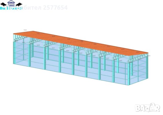 ЛИЗИНГ - Халета, Хале, Магазини, Магазин, Складове 150м2-6м х 25м х 4, снимка 6 - Строителни материали - 44145481