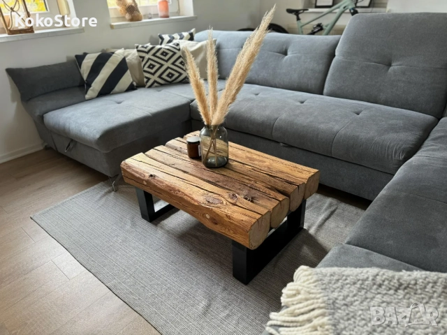 Маса за кафе от старо дърво , снимка 4 - Маси - 52119344