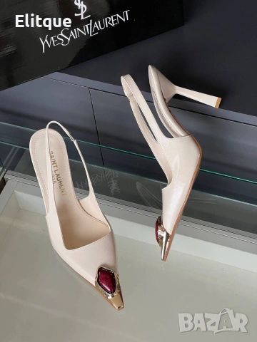 обувки на ток ysl saint laurent , снимка 3 - Дамски ежедневни обувки - 54247916