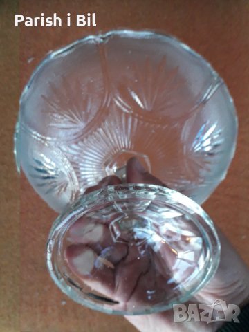 Стъклена Купа 'Фруктиера' за Плодове,поднос, снимка 4 - Антикварни и старинни предмети - 40114803