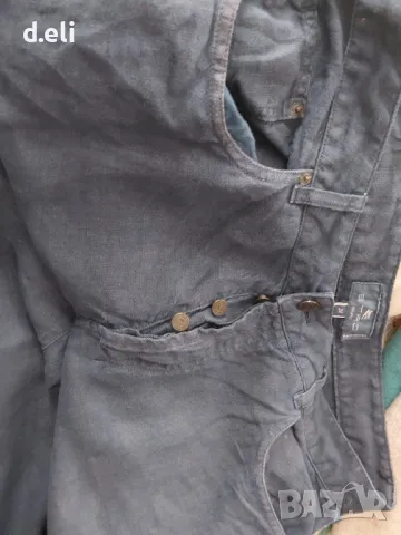 ETRO Original Size 34 100% Лен. Талия 44 см., снимка 7 - Панталони - 50140582