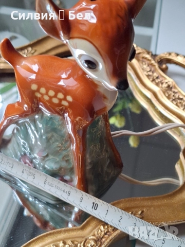 Vintage Goebel Малка лампа , снимка 10 - Настолни лампи - 51893461