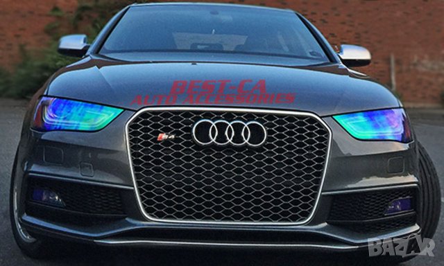 Хамелеоново ( navy blue ) предпазно защитно фолио за фарове, стопове и халогени  100х30 см., снимка 6 - Аксесоари и консумативи - 35588676