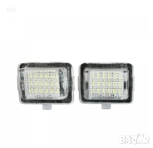 LED плафони регистрационен номер съвместими с Mercedes-Benz C-Class / S-Class / E-Class / CL-Class, снимка 3 - Аксесоари и консумативи - 49868916