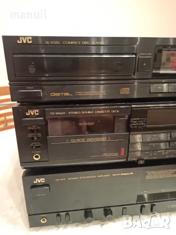 JVC CD Player и Касетен дек, снимка 2 - Аудиосистеми - 55829988